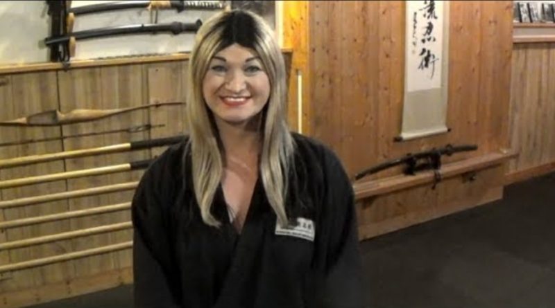 Portrait of Christa Jacobson for a martial arts fraud profile