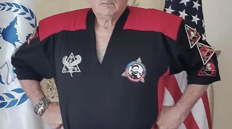 Portrait of Frank Dux for a martial arts fraud profile