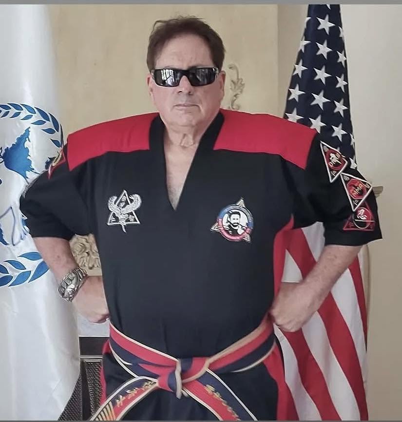 Portrait of Frank Dux for a martial arts fraud profile